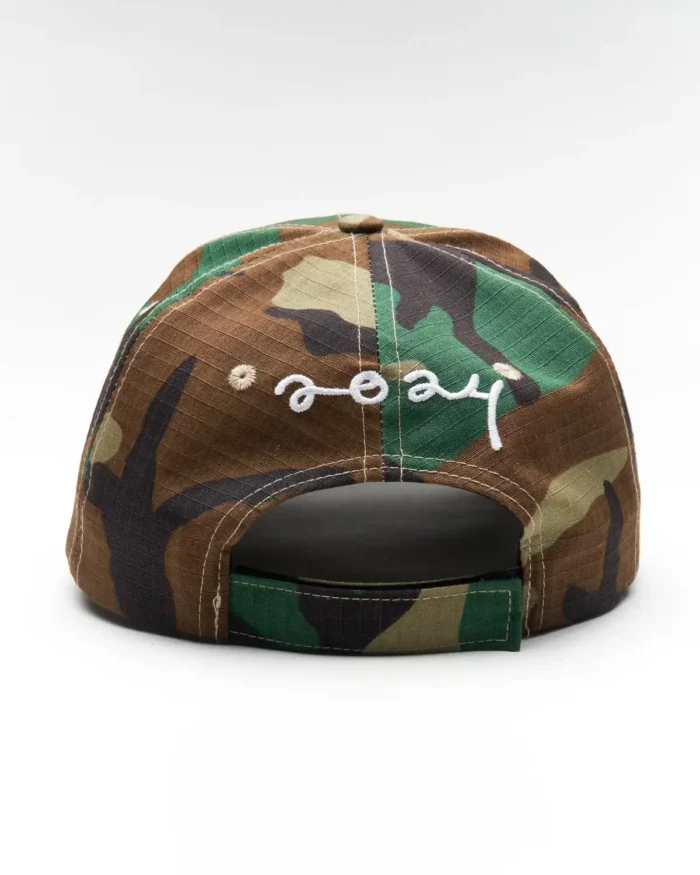 Asspizza Face Velcro Cap Khaki (1)