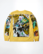 Asspizza Garbage Camo Sweatshirt Yellow (1)